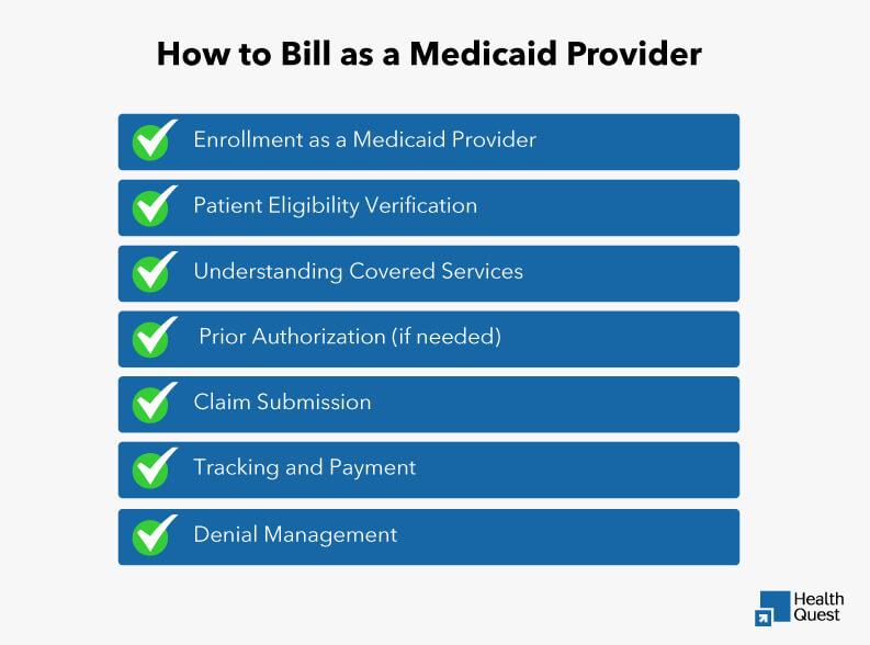 How to bill Medicaid as a healthcare provider — key steps for accurate claims, faster reimbursements, and fewer denials. How to Bill Medicaid as a Healthcare Provider